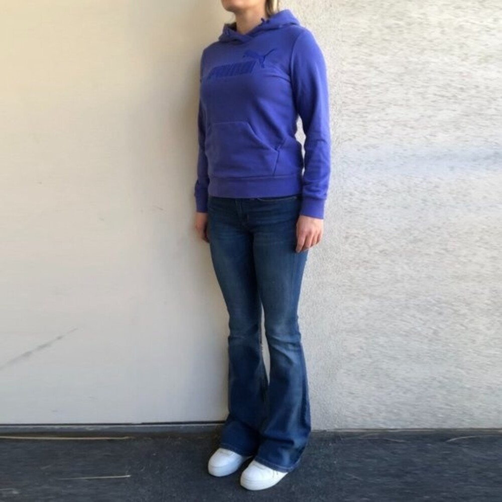 Puma Hoodie - Electric Blue - Size XS - Picture 2 of 10